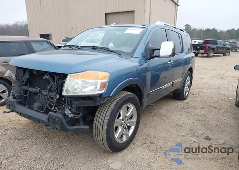 2011 Nissan Armada Platinum from USA, damaged, VIN 5N1AA0NC3BN616216